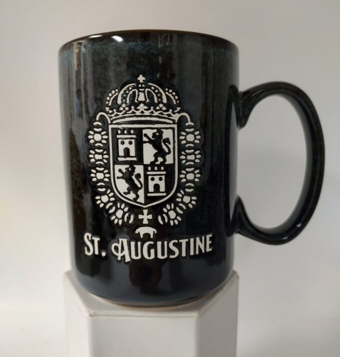 St. Augustine City Crest Mug Blue